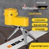 Multi-functional 5-in-1 Laser Level with Rotatable Spirit Level, Tripod, and High-Precision Line Scriber