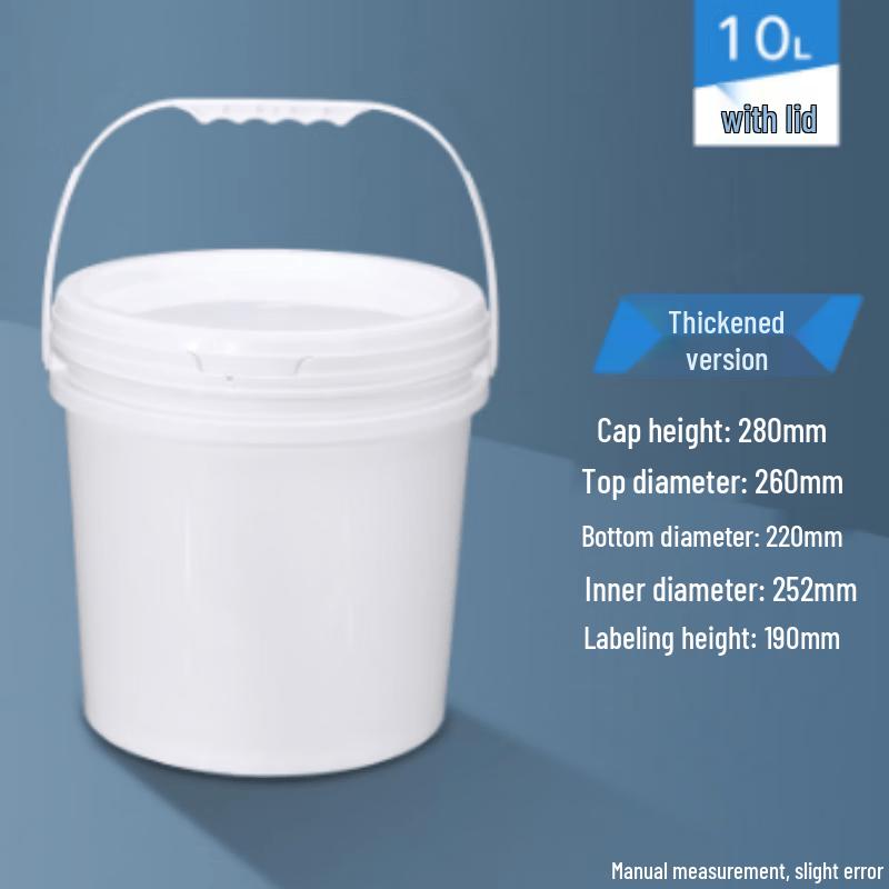 ZAX White HDPE Industrial Bucket