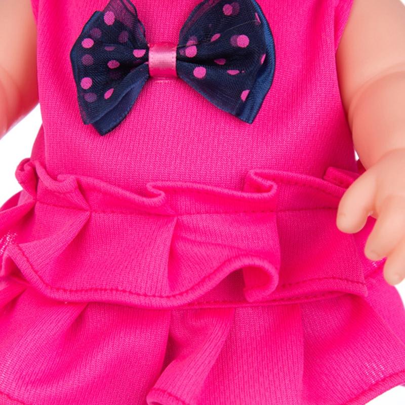 12'' Reborn Lifelike Toy Figure Interaction Toy Full Body Vinyl Simulation Baby Bath for Doll that Look Real for w/ Eyes