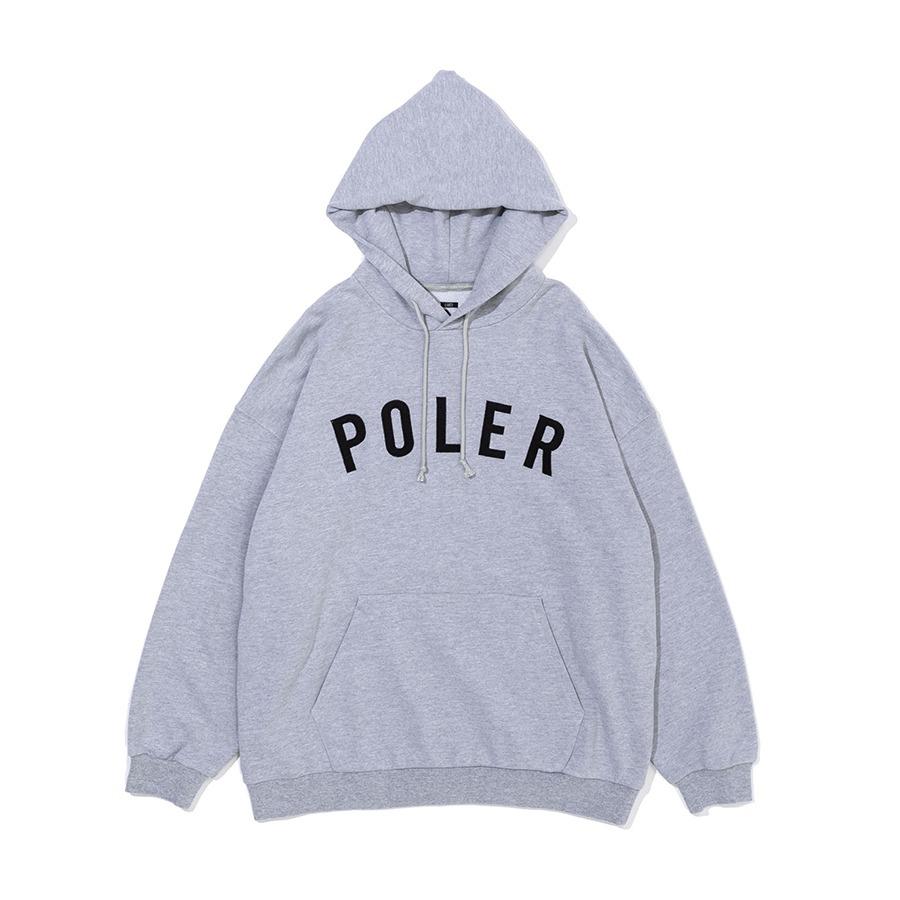 Polar Staff State Applique Hood Heather Gray (L)P22F4573499445547