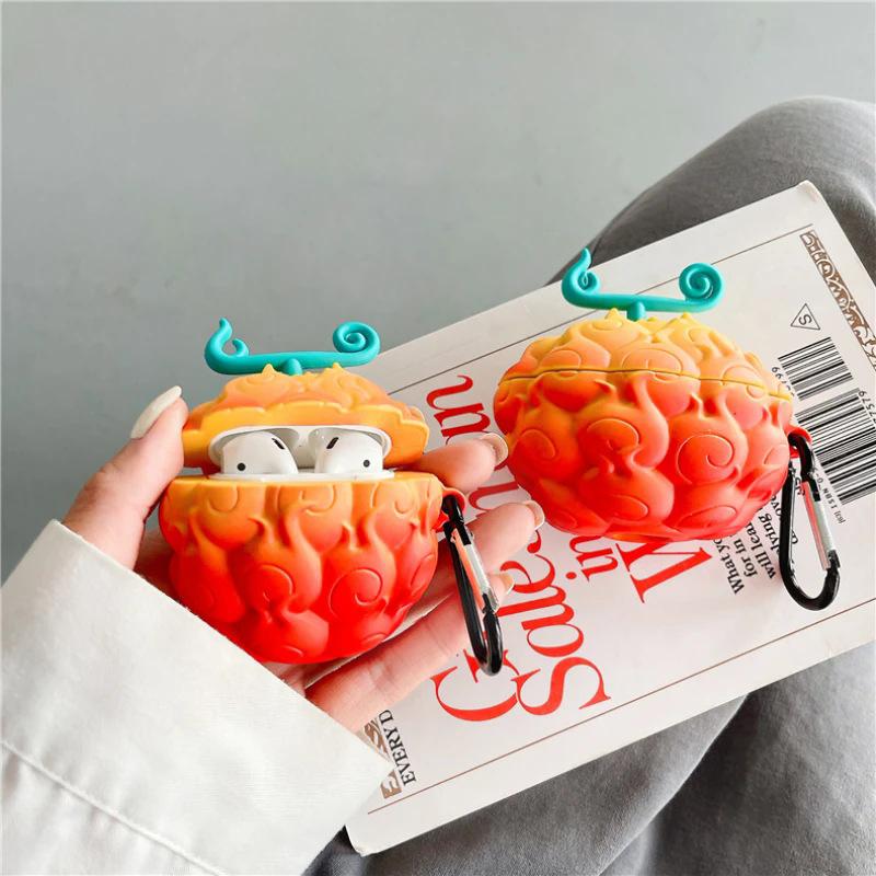 Creative devil fruit is suitable for Apple AirPods Pro new 1st generation cartoon earphone cover 1/1st generation silicone soft case