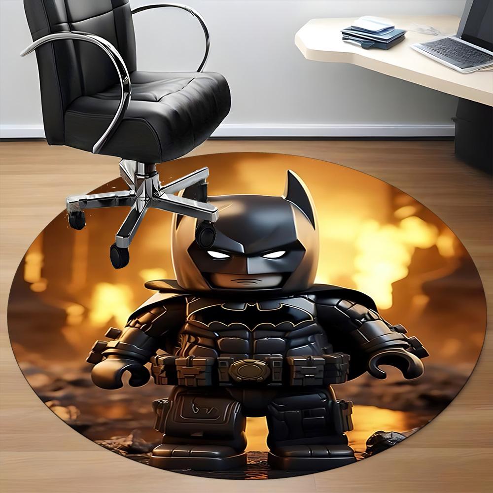1pc Lego Office Round Area Rug, Indoor Mat Suitable For Office, Bedroom Living Room Home Decor, Room Deco, Offic a0928194
