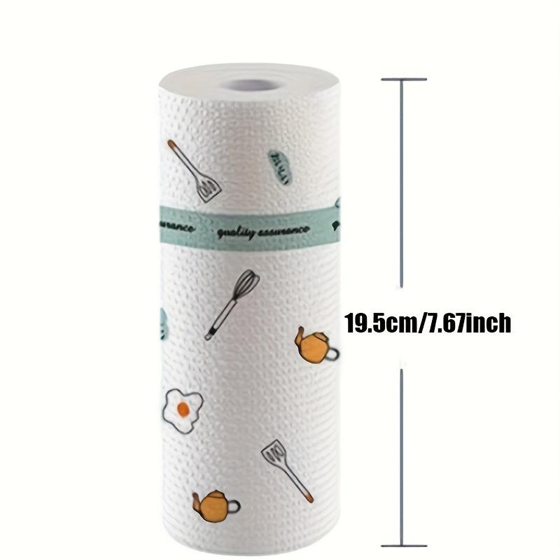 130/165Pcs Reusable Kitchen Disposable Rags Non-Woven Cleaning Cloths Washing Dishcloths Cloth Towels Non-stick Scouring Pads