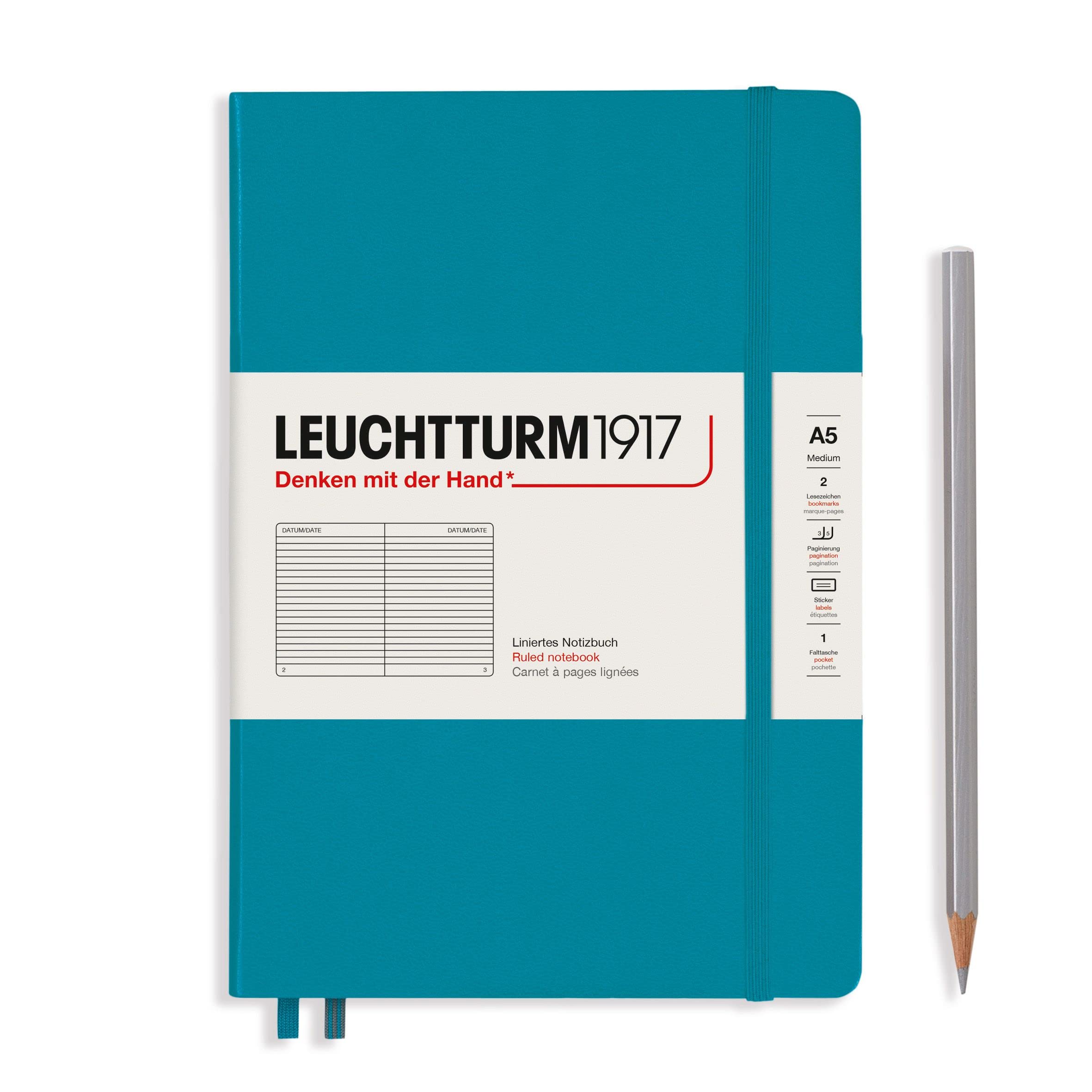 

Leuchtturm Блокнот A5 Линованный Океан 365494 Официальный Импорт