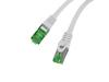 Patchcord Lanberg S/FTP kat.7 0,5m LSZH CU fluke passed szary