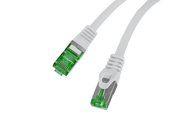 Patchcord Lanberg S/FTP kat.7 0,5m LSZH CU fluke passed szary