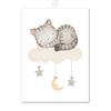 Elephant Rabbit Cat Wall Art Canvas Painting  Sun Rainbow Moon Star Cloud Boho Posters And Prints Wall Pictures Kids Room Decor
