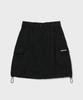 Slow Record House Nylon Cargo Mini Skirt_Black