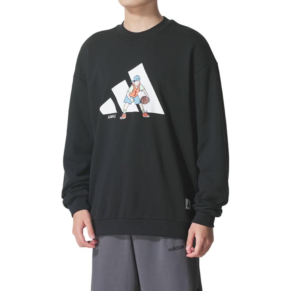 Adidas Pulover Confortabil Casual cu Gât Rotund Mânecă Lungă Bărbați Sweatshirt KC5324