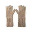Cashmere Autumn and Winter New Unisex Retro Jacquard Warm Cycling Windproof Knitted Five Finger Gloves