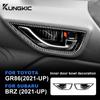 Carbon Fiber Style Interior Sticker Trim for Subaru BRZ Toyota GR86 2021 2022 2023 2024