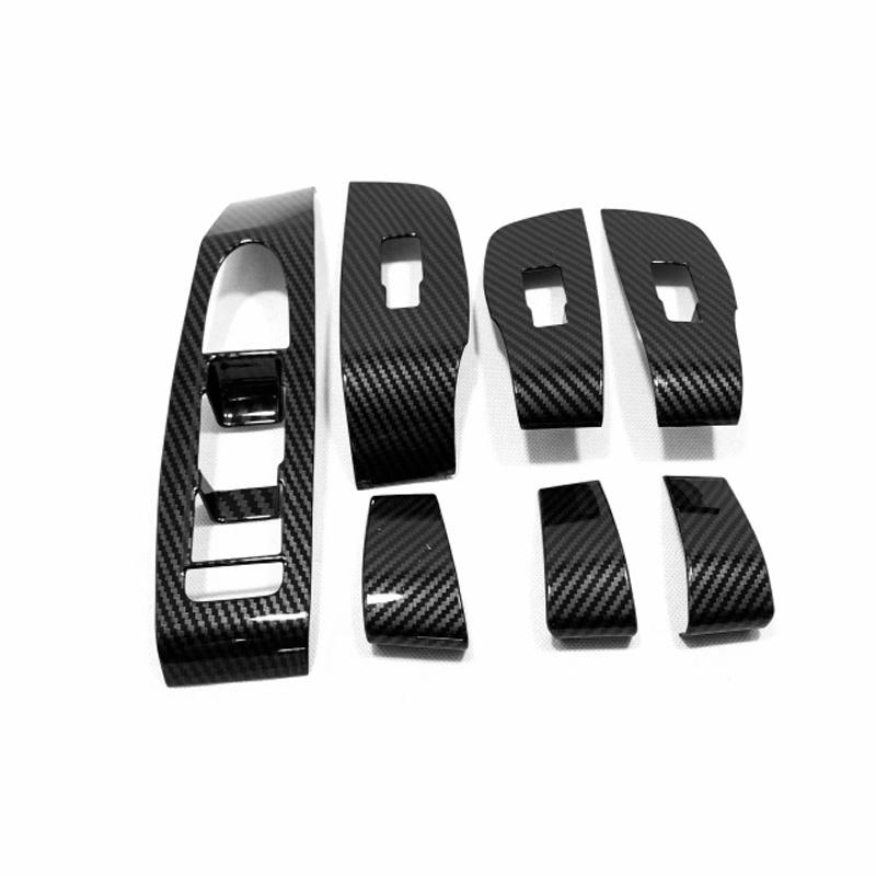 LHD RHD For Mazda 3 Axela BP CX-30 DM Accessories    Car Window rise Glass Lift Switch Button Cover Trim Sticker