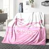1Pc Pink Panther Adventure Blanket Soft Throw Blanket For Home Bedroom Bed Sofa Travel Office Solid Christmas Blanket