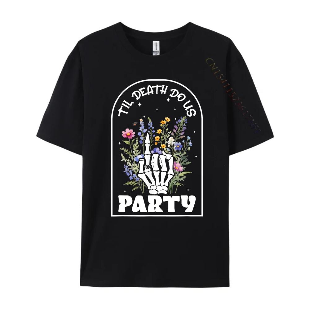 Lustiges Tod bis wir Junggesellinnenabschied Brautjungfern Squad Vintage T-Shirt Herren Klassische Herren Designer Kleidung T-Shirt für Herren Spiel