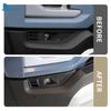 Car Shark-Style Front Fog Lights Cover Exterior Accessories ABS Black Carbon Fibre Pattern for BYD Shark 2025 2026 2027 LHD RHD