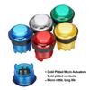 5pcs 28mm Arcade LED Light Push Buttons with Switch for Arcade Machine Game Joysticks (12V)
