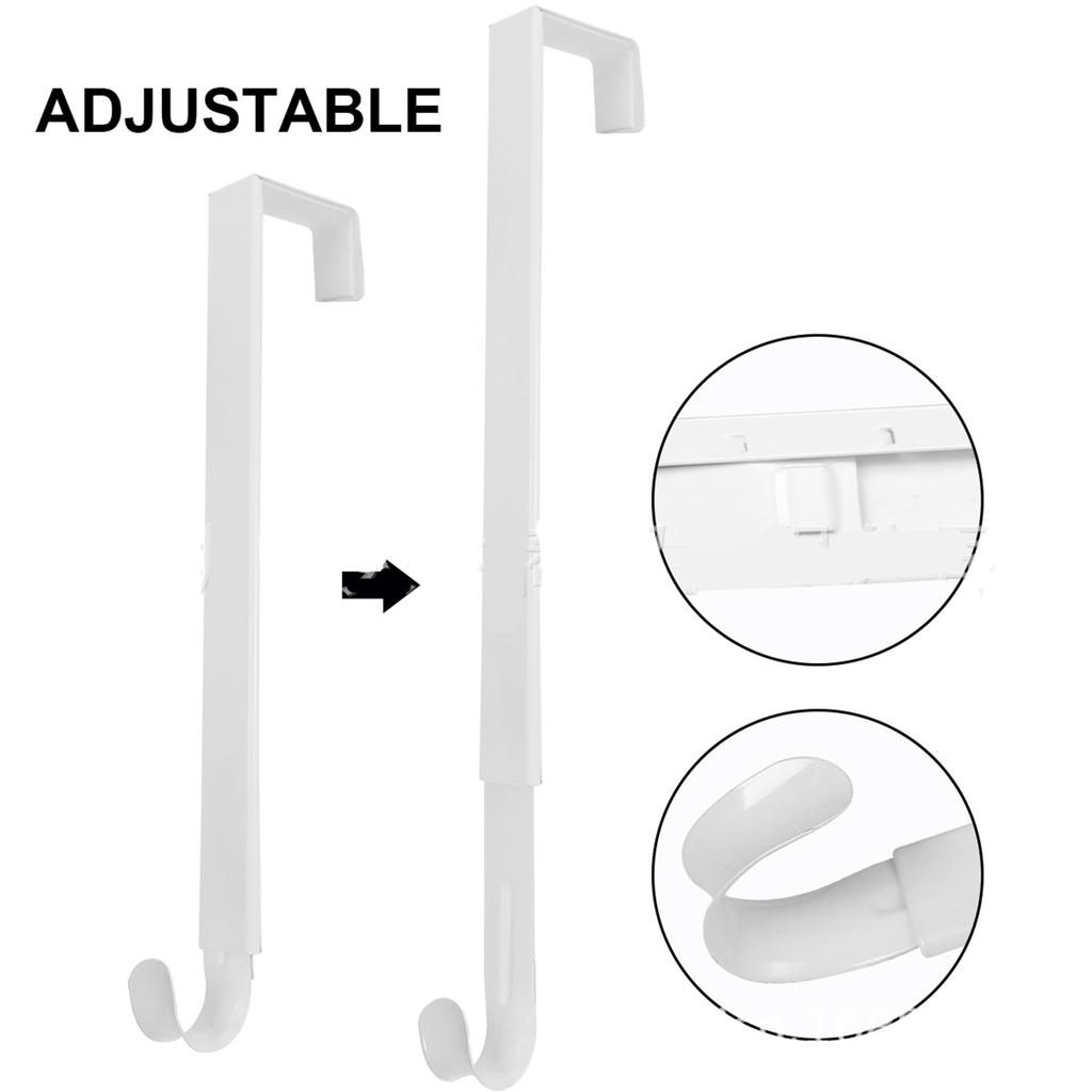 Adjustable Wreath Door Hanger Damage Free Wreaths Hanging Over The Door Hooks Iron Door Hanger for