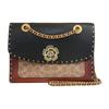 Coach Parker 26 Camellia Print Studded Trim PVC And Calfskin Handbag Women handbags Black Red Brown C4659-B4M2