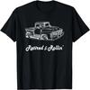 Retired Rollin Retirement T-shirt Retro Truck Vintage Car