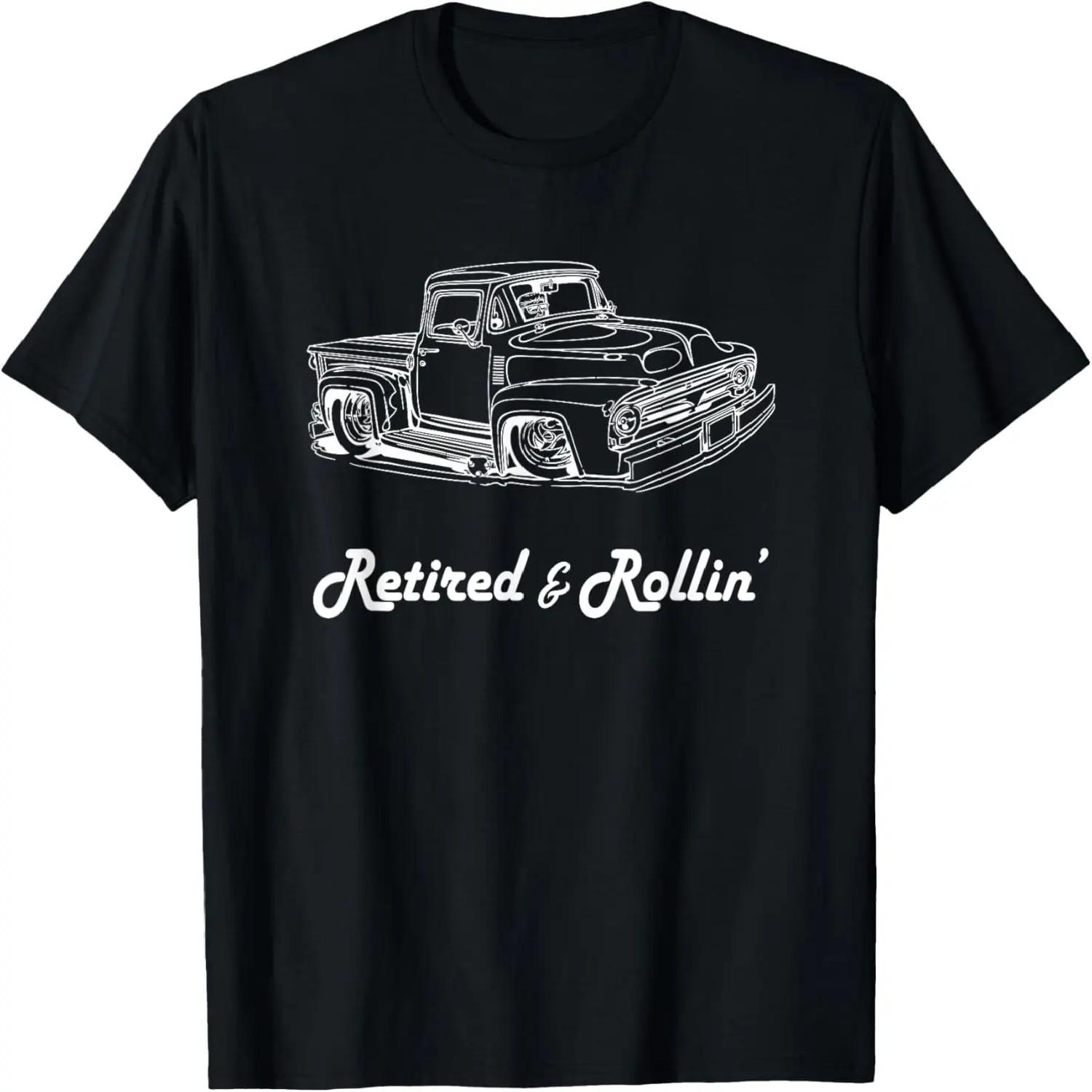 

Retired Rollin Retirement t-shirt retro Truck Vintage car XXXXXL різнокольоровий