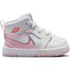 Air Jordan 1 Mid RM EasyOn TD Weiß Pink Foam Baby-Sneaker Fire-Red FQ1283-101
