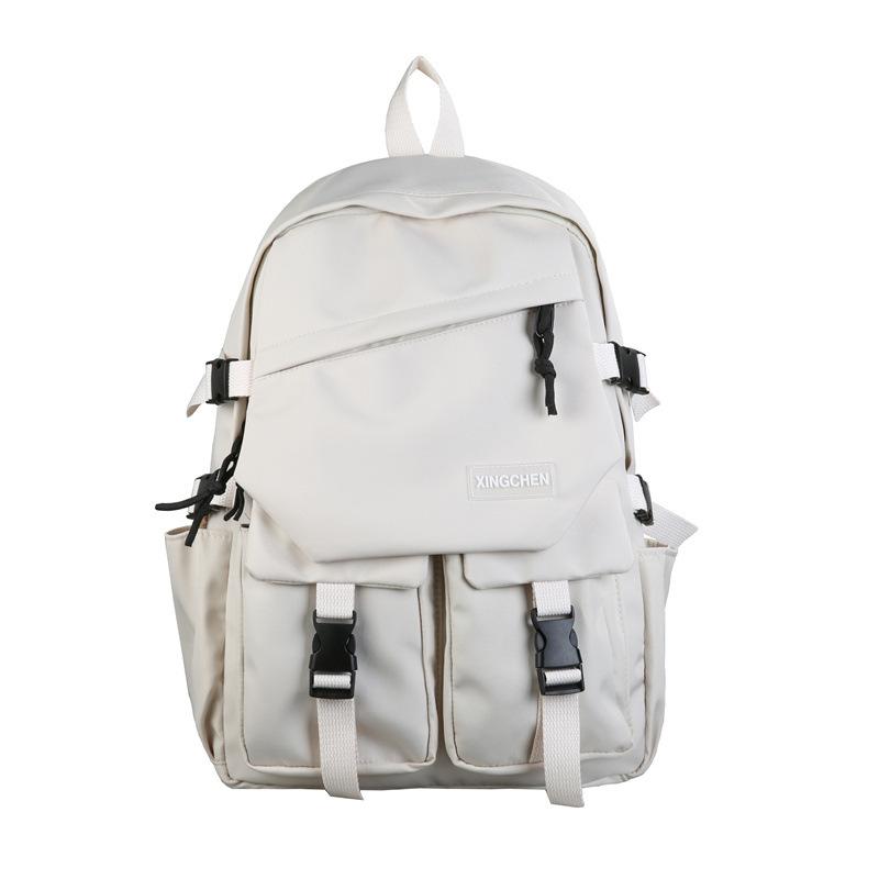 Schoolbag Schoolbag Male Korean Version College Student High School Student Large Capacity Junior High School Student Trend Backpack Female Ins 