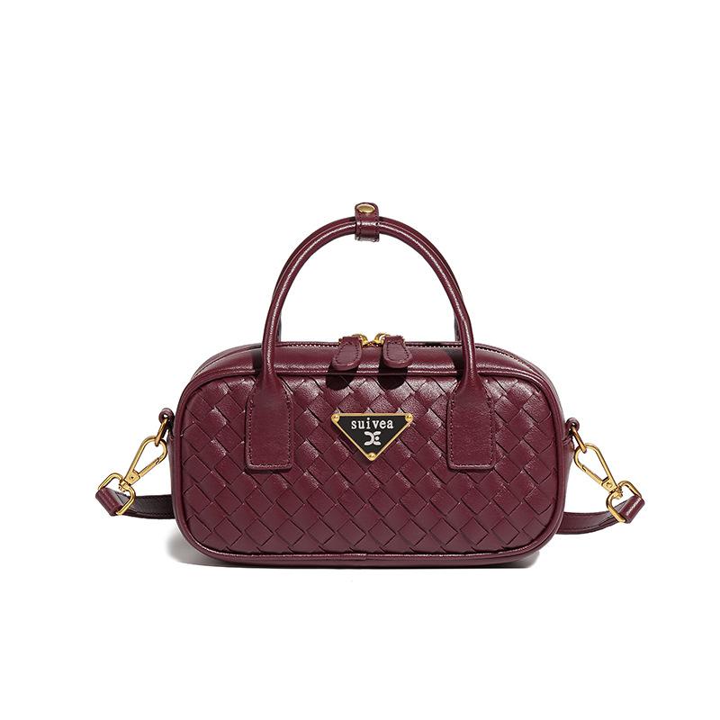 JMG Bags Trendy Kussentas, Schoudertas Crossbody Kleine Vierkante Tas, Veelzijdige Handtas, Modieuze Handgeweven Tas