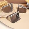304 Stainless Steel Hamburger Meat Press Cake Press Square Round Meat Press Tool Household Kitchen Accessories