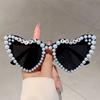 1pc Bride To Be Sunglasses White Pearl Heart Shape Glasses Bridal Shower Decor Bachelorette Party Supplies Bride Wedding Gift