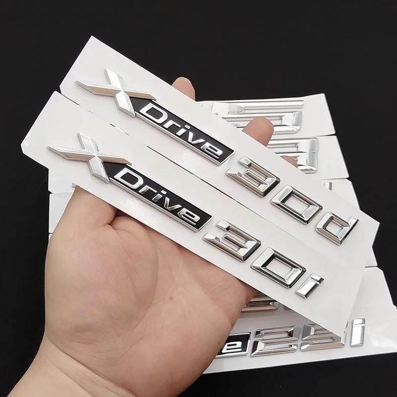 3D ABS XDrive 20d 23d 25d 30d 35d 40d 45d 50d 55d 20i 25i 30i GT X1 X3 X5 X6 Car Rear Trunk Emblem Sticker for BMW Accessories VM4