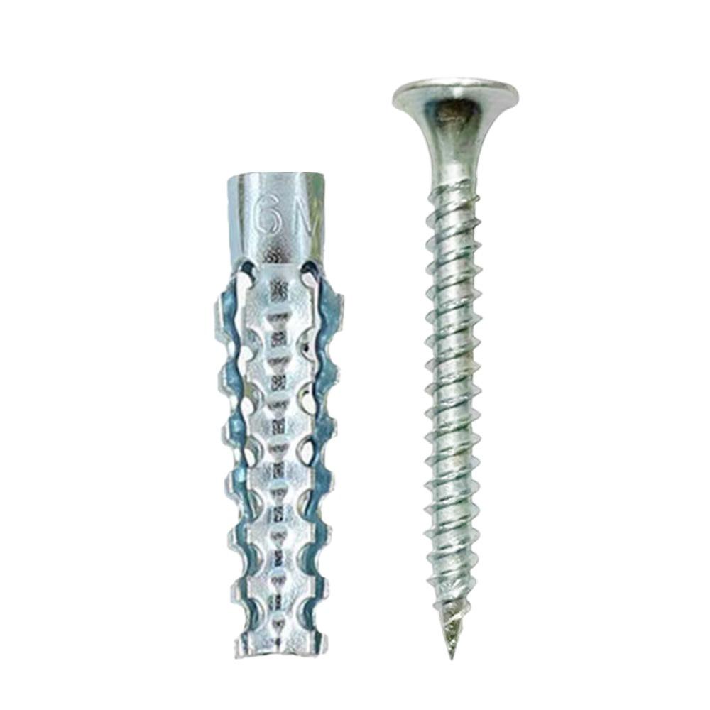 Solid Metal Expansion Tube Thorny Wall Anchors New Expansion Bolt  Concrete Wall