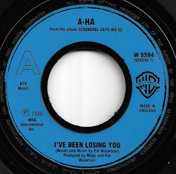 

7inch Record A-HA - I ve Been Losing You W8594 Warner Bros. Re 1986 UK Pop Used