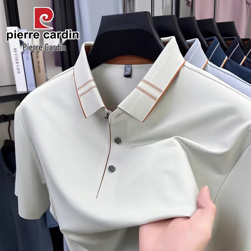 Pierre Cardin Men s Breathable Silk Blend Polo Shirt L