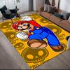 Super Mario Poster Area Rug, Mario Fan Soft Carpet, Great Gift.chl