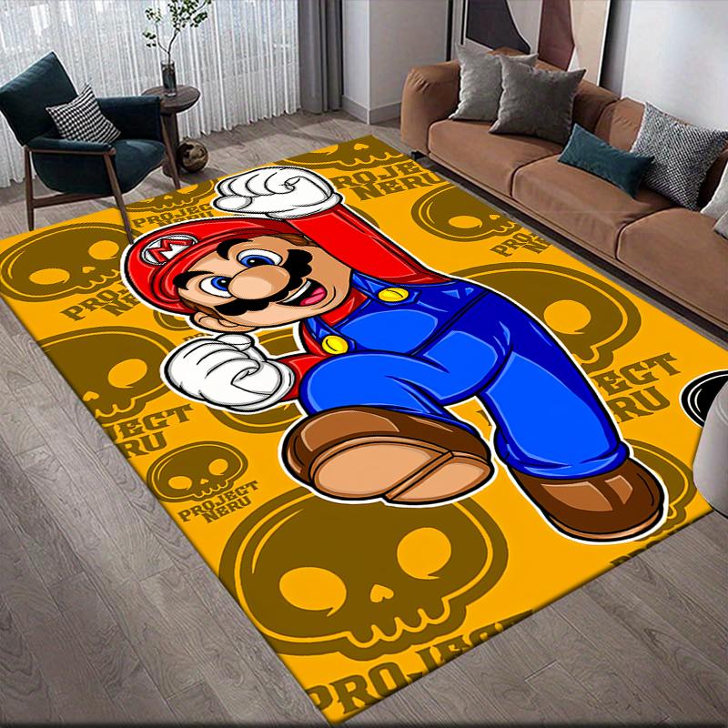 

Super Mario Poster Area Rug, Mario Fan Soft Carpet, Great Gift.chl 60x90cm