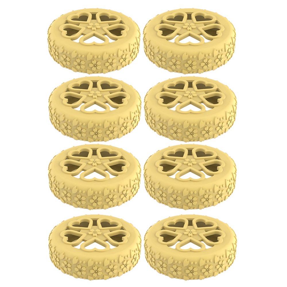 8Pcs Luggage Wheels Protector Rings Silicone Luggage Accessories Wheels Cover For Most Luggage Reduce Noise For Travel Luggage