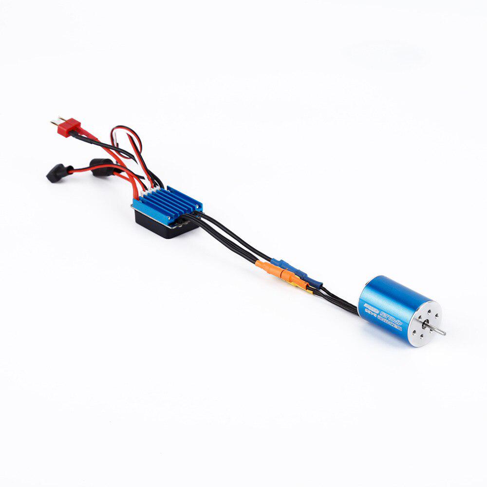 RC Car Model Parts 2435 4800KV 4P Sensorless Brushless Motor with 25A Brushless ESC