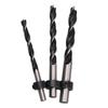 8Pcs Drill Bit Depth Stop Collar Set Adjustable Positioner Rings Split Rings 3-16mm with Wrench for Woodworking Tools