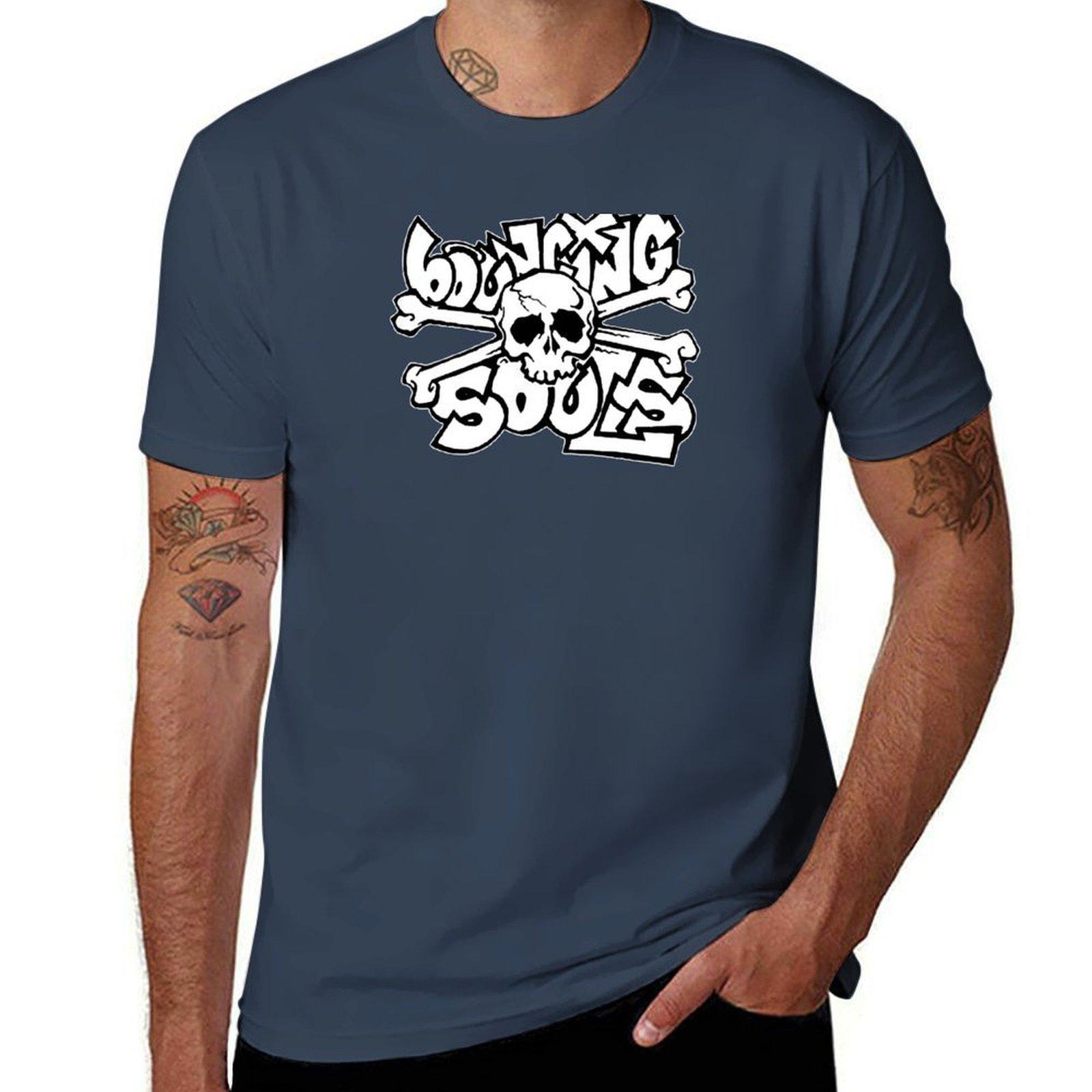 Skull Logo TShirt man t shirt cotton t shirts for man graphic tees TShirt S
