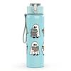1PC Five Cute Ghosts Halloween 750ml Color Plastic Sports Water Bottle Leakproof Flip Straw Lid Suitable for Sports Office Home Use