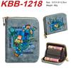Minecraft Accordion Card Wallet Multi-Slot Zip Coin Purse Durable Large Capacity ID Holder 1pcs