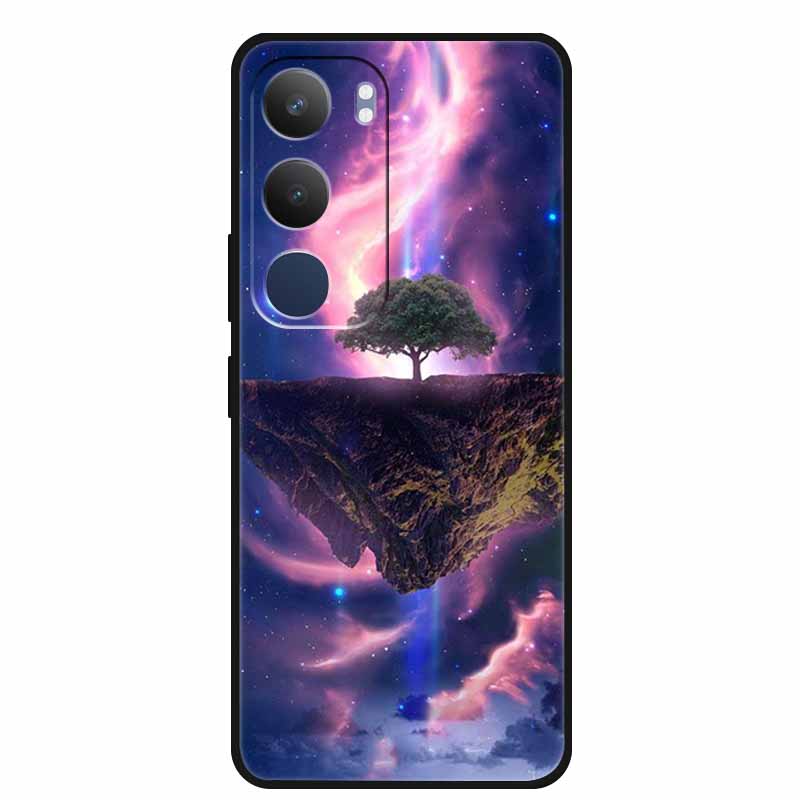 For Vivo Y29 5G Case V2420 Cartoon Wolf Tiger Soft Silicone Cover TPU Phone Case for Vivo Y29 5G Bumper Capa Shockproof Fundas