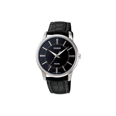 Herren Standard Serie 40mm Schwarze Uhr MTP-1303L-1AV MTP-1303L-1AV