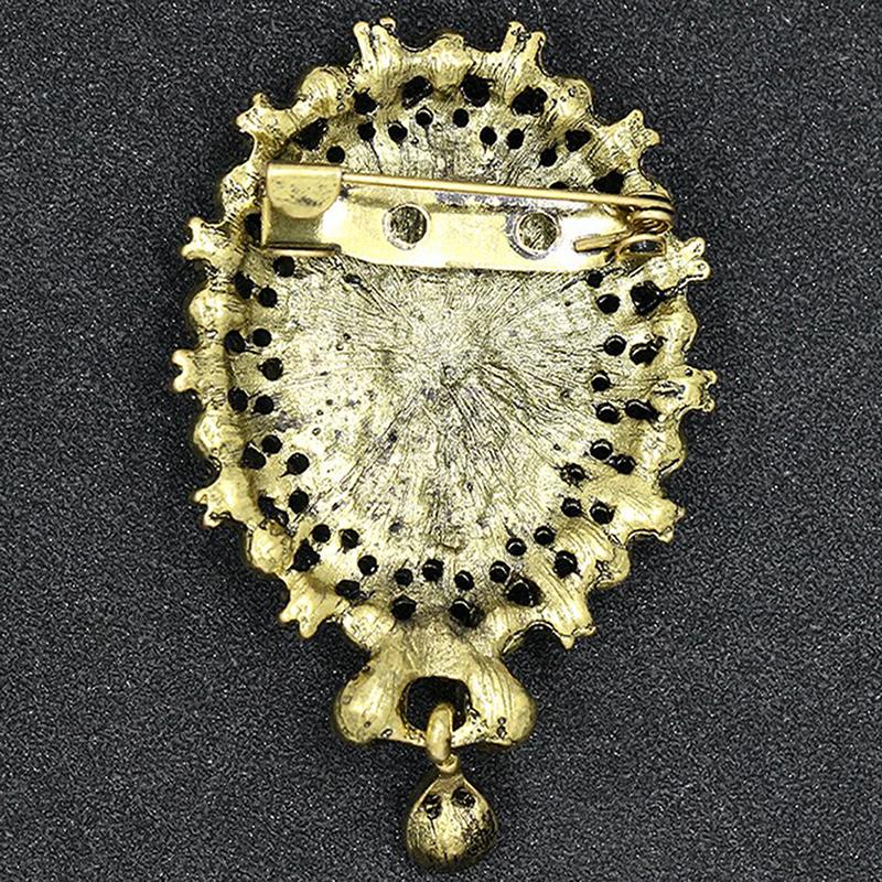  Cameo Vintage Brooches For Women Queen'S Cameo Beauty