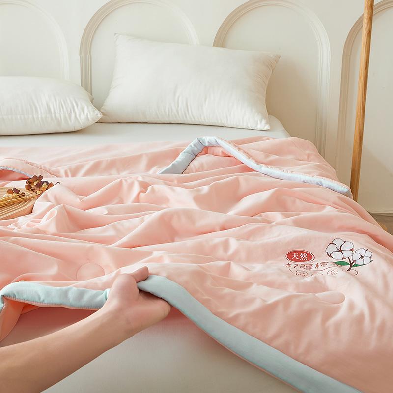 Xinjiang washed cotton, cotton, summer quilt, student dormitory, summer cool, air-conditioned, single person machine washable, summer thin quilt