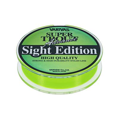 VARIVAS Super Trout Advance Sight Edition Nylon Line, 100m, 1#, 4lb, Lightning Green
