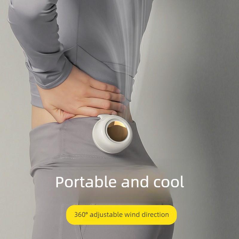 Hot! USB Small Fan Buckle Fan Can Be Hung On the Waist Clipped Onto the Collar Suitable for Outdoor Travel Sports Portable Fan