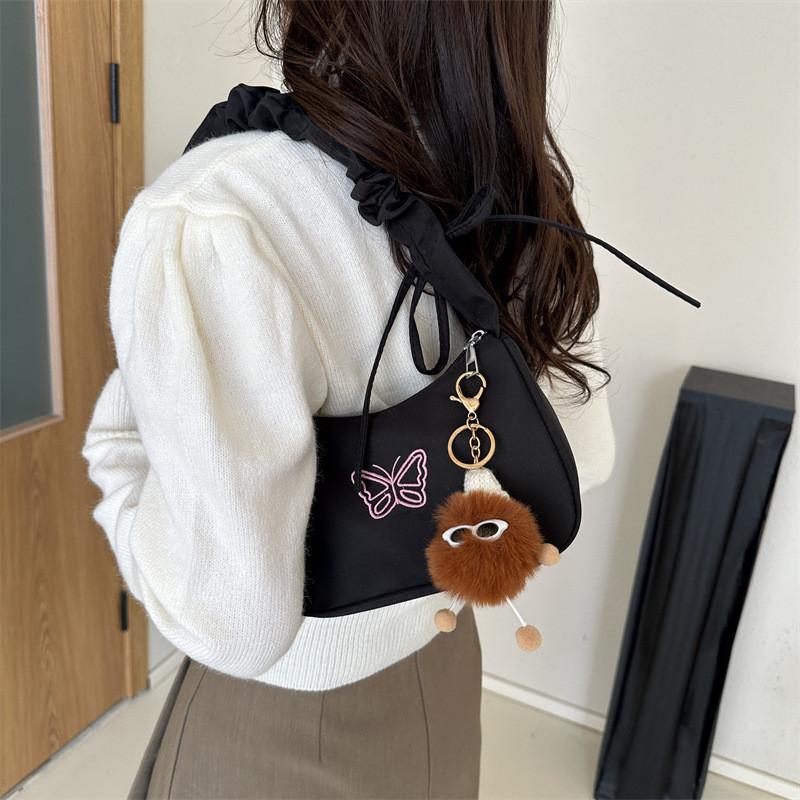 2023 New Simple Casual Handbag Street Fashion Oxford Cloth Shoulder Bag