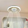 49.5*13cm Living Room Minimalist Integrated Pendant Light Fan Household Silent Electric Fan Light Modern Bedroom Ceiling Fan Lamp
