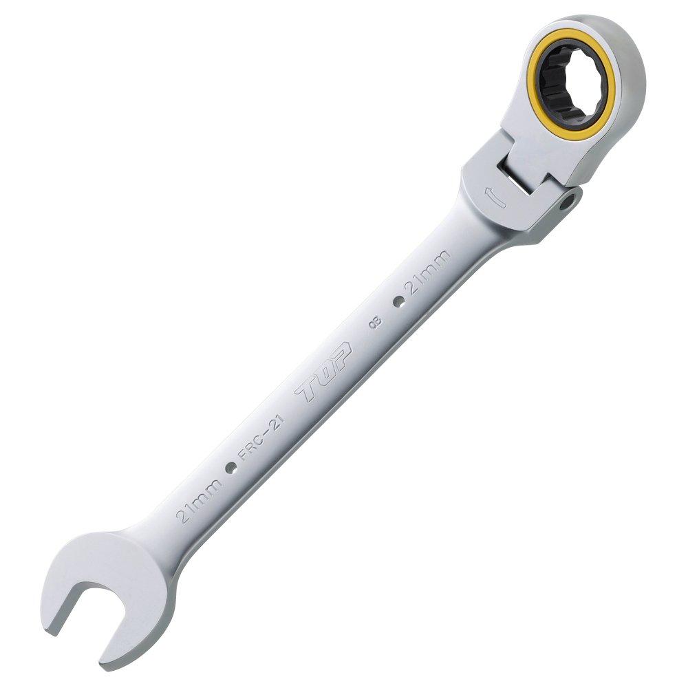 

ТОП Индустриальный (ТОП) Накидной ключ с трещоткой и поворотной головкой, 21 мм, поворот на 180°, угол подачи 5°, Gear Wrench FRC-21